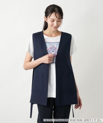 ＜Leilian plus house (Women/大きいサイズ)＞【店舗人気】Ｖネックベスト