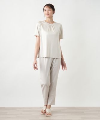 Leilian PLUS HOUSE / レリアンプラスハウス 【店舗人気】シルククルーネックカットソー シルククルーネックカットソー|レリアン プラスハウス