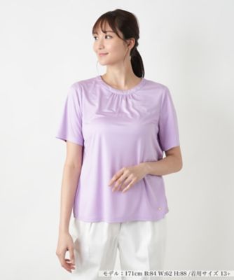 ＜Leilian plus house (Women/大きいサイズ)＞【店舗人気】シルククルーネックカットソー