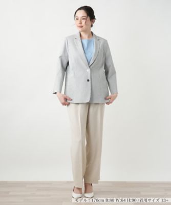 【店舗人気】ストライプジャケット【Ｌｅｉｌｉａｎ　ＷＨＩＴＥ　ＬＡＢＥＬ】