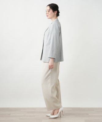 【店舗人気】ストライプジャケット【Ｌｅｉｌｉａｎ　ＷＨＩＴＥ　ＬＡＢＥＬ】