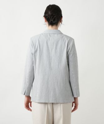 【店舗人気】ストライプジャケット【Ｌｅｉｌｉａｎ　ＷＨＩＴＥ　ＬＡＢＥＬ】