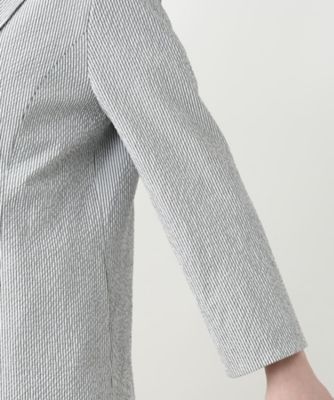【店舗人気】ストライプジャケット【Ｌｅｉｌｉａｎ　ＷＨＩＴＥ　ＬＡＢＥＬ】