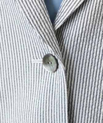 【店舗人気】ストライプジャケット【Ｌｅｉｌｉａｎ　ＷＨＩＴＥ　ＬＡＢＥＬ】