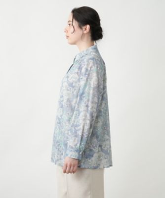 【店舗人気】ボタニカル柄ブラウス【Ｌｅｉｌｉａｎ　ＷＨＩＴＥ　ＬＡＢＥＬ】