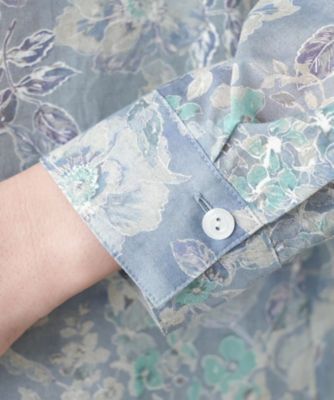 【店舗人気】ボタニカル柄ブラウス【Ｌｅｉｌｉａｎ　ＷＨＩＴＥ　ＬＡＢＥＬ】