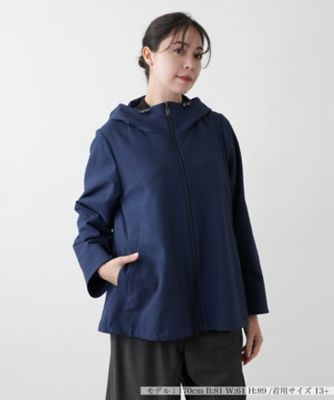 Leilian plus house (Women/大きいサイズ)/レリアン　プラスハウス 【店舗人気】フーデッドジャケット【Ｌｅｉｌｉａｎ　ＷＨＩＴＥ　ＬＡＢＥＬ】