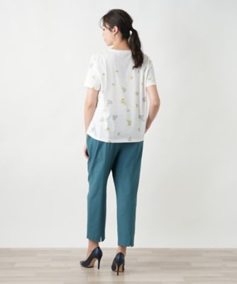 クロップドテーパードパンツ | Leilian plus house (Women