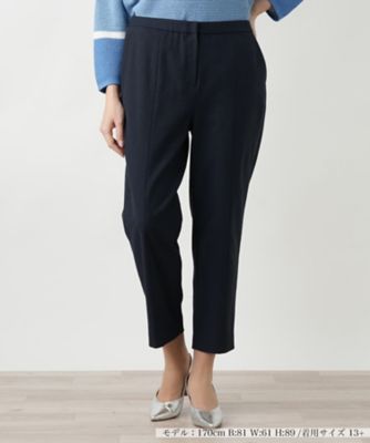 ＜Leilian plus house (Women/大きいサイズ)＞クロップドテーパードパンツ