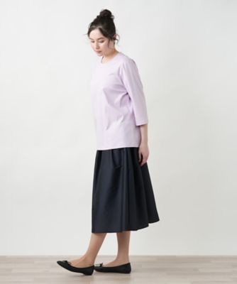 刺繍クルーネックカットソー【ＭＵＳＥ　ＢＹ　ＲＯＣＨＡＳ　Ｐｒｅｍｉｅｒｅ】