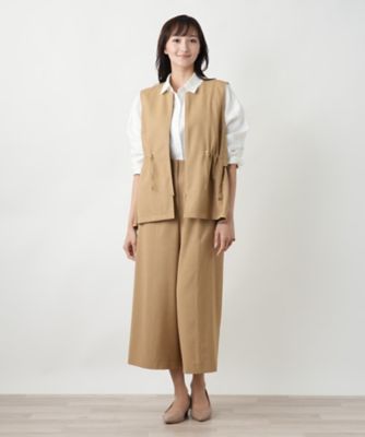 【店舗人気】レイヤード風ジップベスト