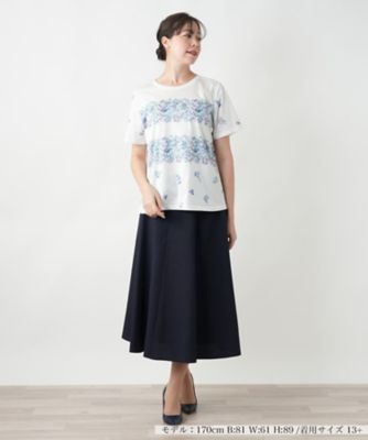 【店舗人気】プリントクルーネックカットソー