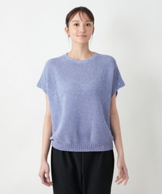 【店舗人気】ラメニットベスト【Ｌｅｉｌｉａｎ　ＷＨＩＴＥ　ＬＡＢＥＬ】