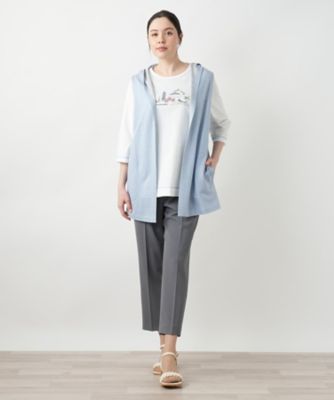 【店舗人気】リバーシブルフーデッドベスト【Ｌｅｉｌｉａｎ　ＷＨＩＴＥ　ＬＡＢＥＬ】