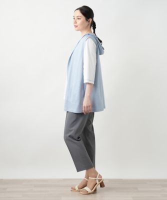 【店舗人気】リバーシブルフーデッドベスト【Ｌｅｉｌｉａｎ　ＷＨＩＴＥ　ＬＡＢＥＬ】