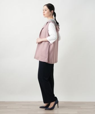 【店舗人気】リバーシブルフーデッドベスト【Ｌｅｉｌｉａｎ　ＷＨＩＴＥ　ＬＡＢＥＬ】