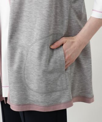 【店舗人気】リバーシブルフーデッドベスト【Ｌｅｉｌｉａｎ　ＷＨＩＴＥ　ＬＡＢＥＬ】