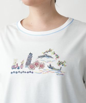 【店舗人気】刺繍Ｔシャツ【Ｌｅｉｌｉａｎ　ＷＨＩＴＥ　ＬＡＢＥＬ】