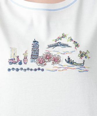 【店舗人気】刺繍Ｔシャツ【Ｌｅｉｌｉａｎ　ＷＨＩＴＥ　ＬＡＢＥＬ】