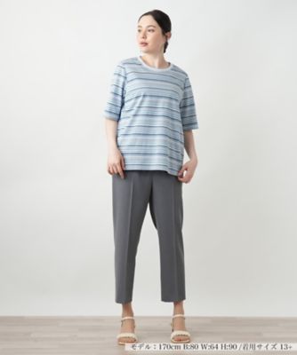 【店舗人気】マルチボーダーＴシャツ【Ｌｅｉｌｉａｎ　ＷＨＩＴＥ　ＬＡＢＥＬ】