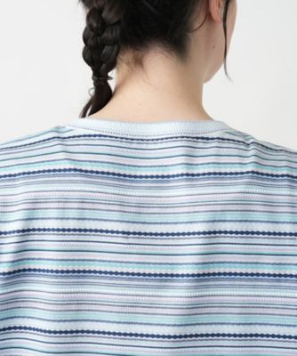 【店舗人気】マルチボーダーＴシャツ【Ｌｅｉｌｉａｎ　ＷＨＩＴＥ　ＬＡＢＥＬ】