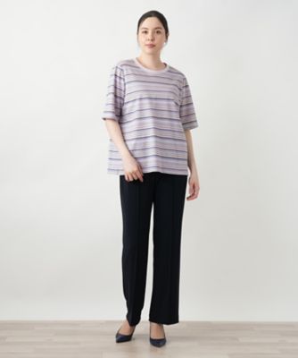 【店舗人気】マルチボーダーＴシャツ【Ｌｅｉｌｉａｎ　ＷＨＩＴＥ　ＬＡＢＥＬ】