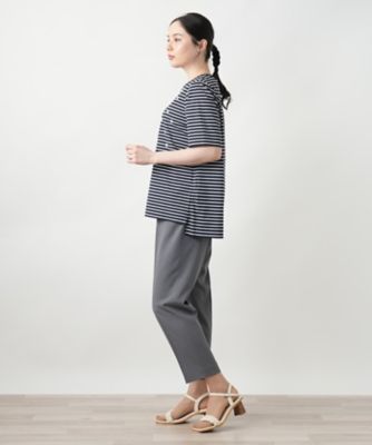 【店舗人気】ドットボーダーＴシャツ【Ｌｅｉｌｉａｎ　ＷＨＩＴＥ　ＬＡＢＥＬ】