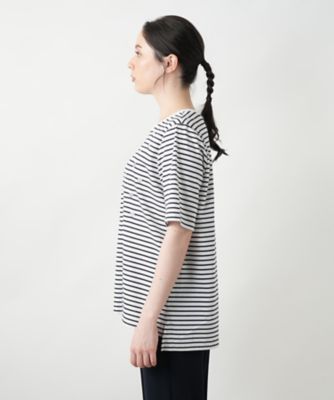 【店舗人気】ドットボーダーＴシャツ【Ｌｅｉｌｉａｎ　ＷＨＩＴＥ　ＬＡＢＥＬ】