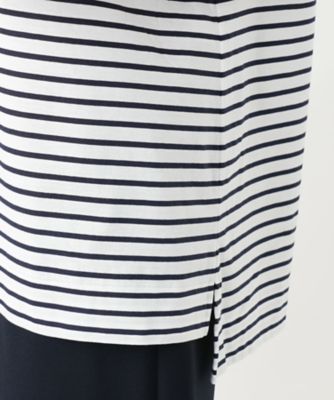 【店舗人気】ドットボーダーＴシャツ【Ｌｅｉｌｉａｎ　ＷＨＩＴＥ　ＬＡＢＥＬ】