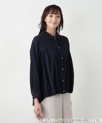 ＜Leilian plus house (Women/大きいサイズ)＞【店舗人気】タックブラウス