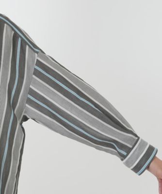 ストライプブラウス