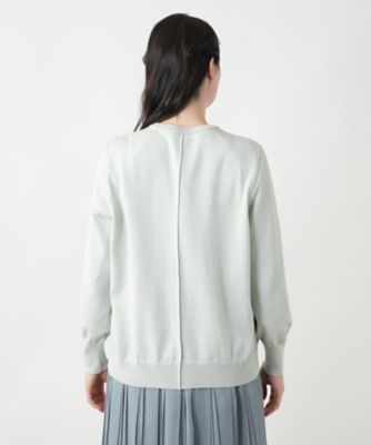 マップ柄クルーネックカーディガン