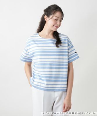 ＜Leilian plus house (Women/大きいサイズ)＞【店舗人気】ボーダーカットソー【Ｌｅ　ｍｉｎｏｒ】