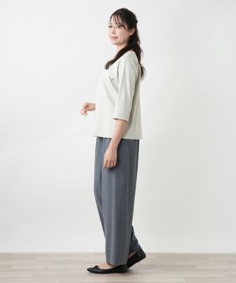【店舗人気】刺繍クルーネックカットソー【Ｌｅｉｌｉａｎ　ＷＨＩＴＥ　ＬＡＢＥＬ】