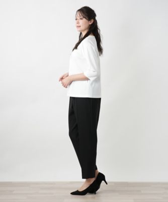 【店舗人気】刺繍クルーネックカットソー【Ｌｅｉｌｉａｎ　ＷＨＩＴＥ　ＬＡＢＥＬ】