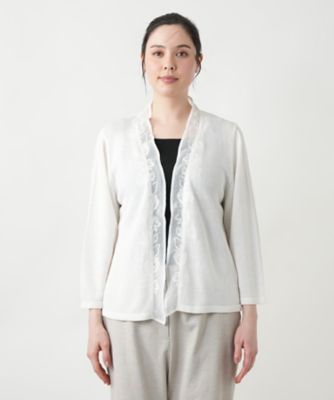【店舗人気】レイヤード風カーディガン【Ｌｅｉｌｉａｎ　ＷＨＩＴＥ　ＬＡＢＥＬ】