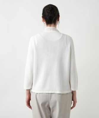 【店舗人気】レイヤード風カーディガン【Ｌｅｉｌｉａｎ　ＷＨＩＴＥ　ＬＡＢＥＬ】