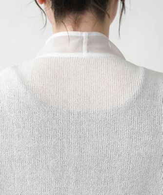 【店舗人気】レイヤード風カーディガン【Ｌｅｉｌｉａｎ　ＷＨＩＴＥ　ＬＡＢＥＬ】