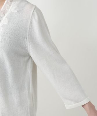 【店舗人気】レイヤード風カーディガン【Ｌｅｉｌｉａｎ　ＷＨＩＴＥ　ＬＡＢＥＬ】