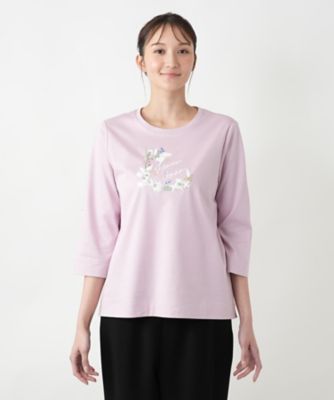 【店舗人気】刺繍クルーネックＴシャツ