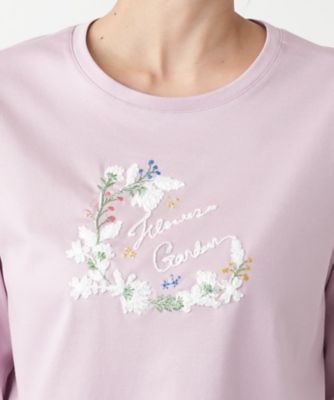 【店舗人気】刺繍クルーネックＴシャツ