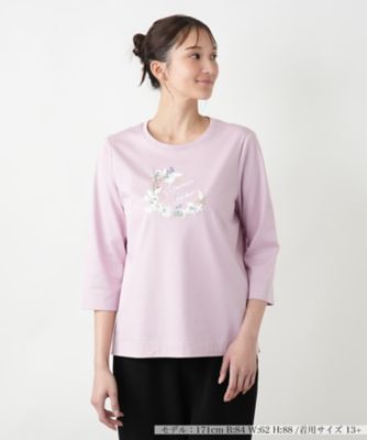 【店舗人気】刺繍クルーネックＴシャツ