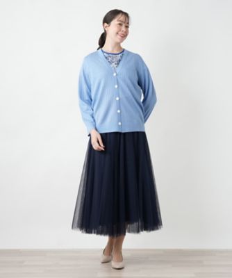 レリアン 大きいサイズ 17＋ トップス 春 店舗人気】Vネックカーディガン | Leilian plus house (Women
