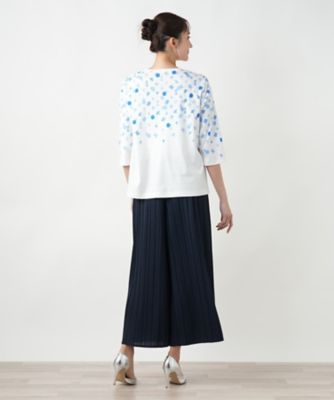 プリントクルーネックＴシャツ