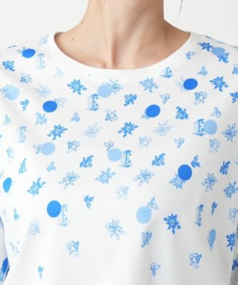 プリントクルーネックＴシャツ