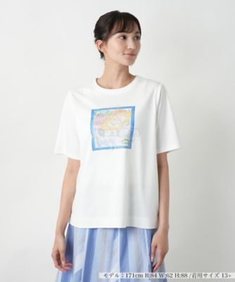 ＜Leilian plus house (Women/大きいサイズ)＞【店舗人気】刺繍プリントＴシャツ