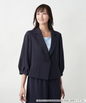 ＜Leilian plus house (Women/大きいサイズ)＞【店舗人気】バルーンスリーブジャケット