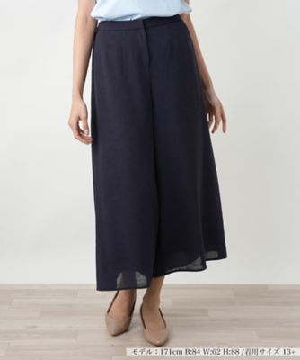 ＜Leilian plus house (Women/大きいサイズ)＞【店舗人気】ガウチョパンツ