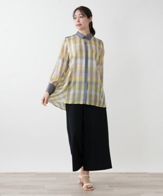 店舗人気】洗える羽織ブラウス | Leilian plus house (Women