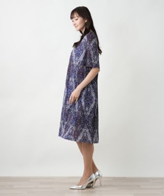 プリントフレアワンピース【Ｌｅｉｌｉａｎ　ＷＨＩＴＥ　ＬＡＢＥＬ】